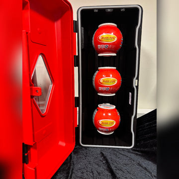 Skap med 3 baller monter